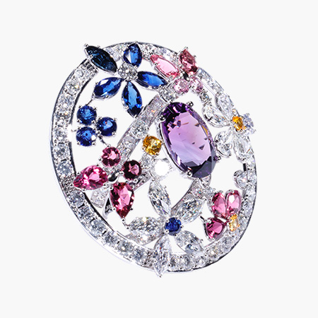 Paradise Bloom Amethyst Ring